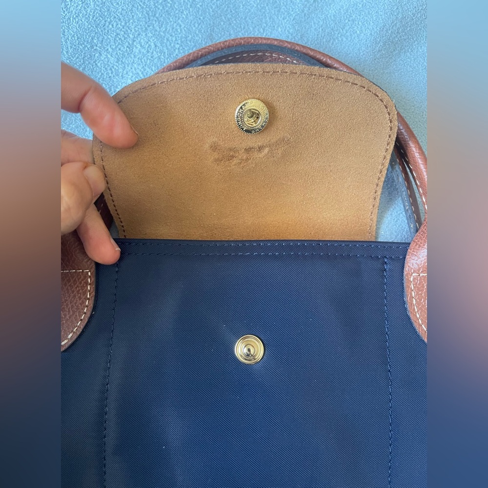 Longchamp's Le Pliage Original S Handbag‎ - navy blue - Picture 8 of 10